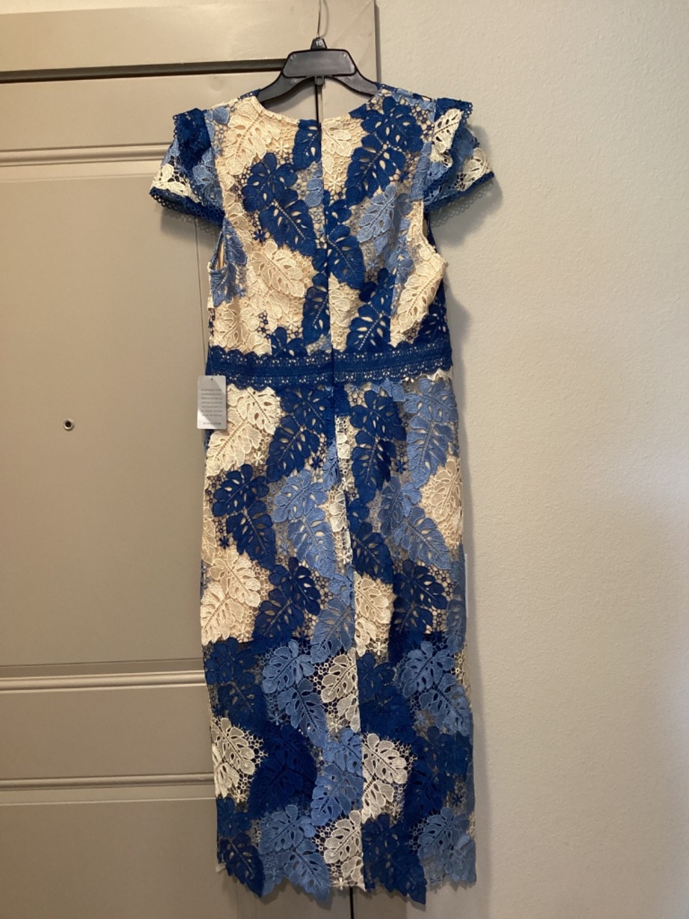 Adelyn Rae Adeline Palm Lace Midi Dress, size XL - Picture 6 of 12